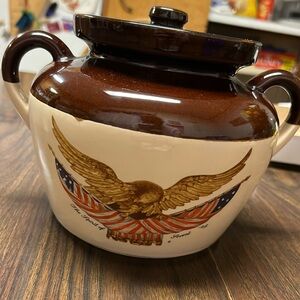 🇺🇸Vintage McCoy Spirit of Seventy Six Bean Pot 🇺🇸